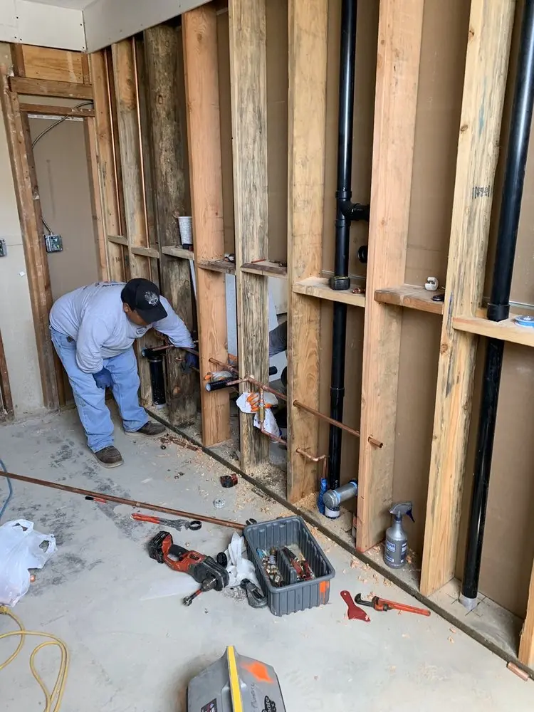 Commercial rough-in plumbing for Commercial Plumbing in Walnut Grove